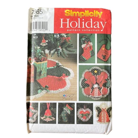 SIMPLICITY PATTERN 7365 Holiday Pattern Collection Uncut Sewing Pattern - Picture 1 of 3